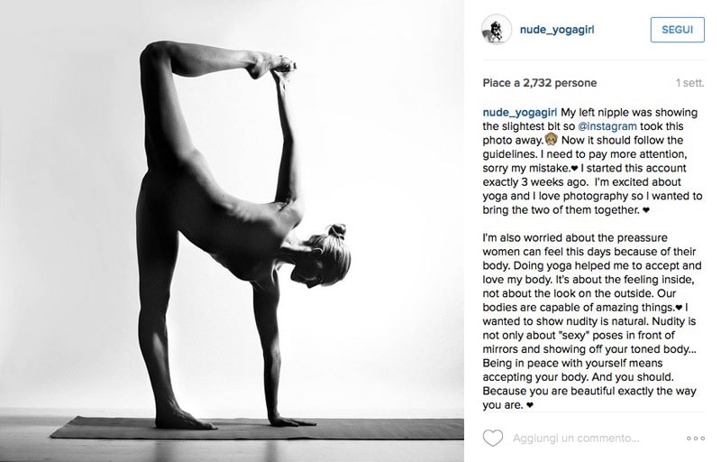 Yogagirl nuda instagram