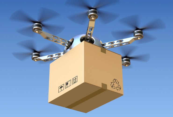 Drone da trasporto - Fonte Depositphotos - themagazinetech.com