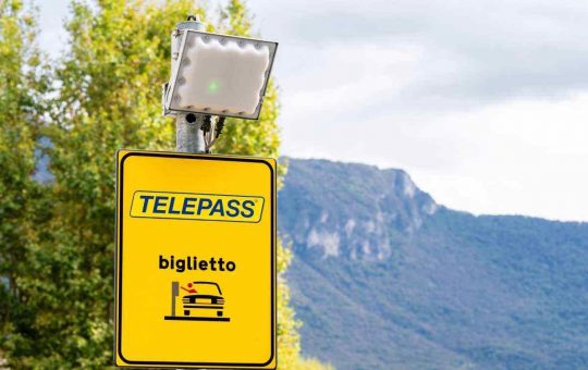 Cartello telepass