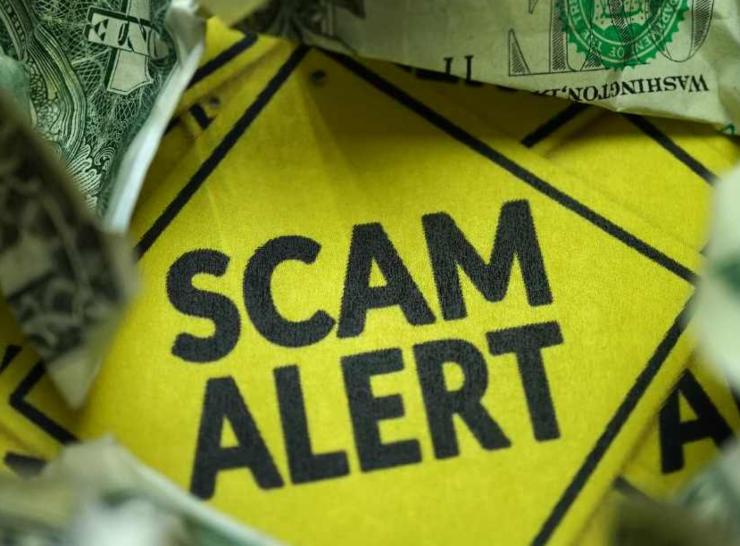 Scam alert, truffa online